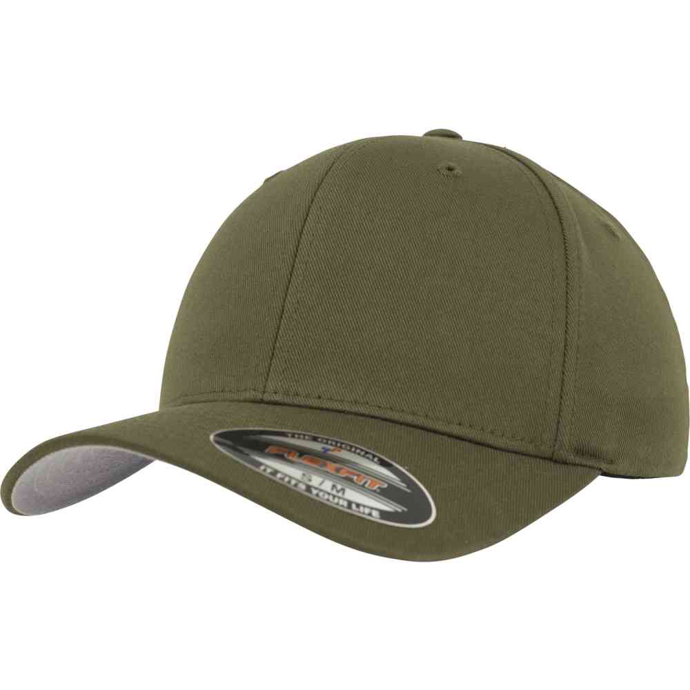 YUPOONG Inc. - Wooly Combed Flexfit cap - Olivgrün